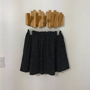 Women’s Forever 21 Black and White Skater Skirt, Size S